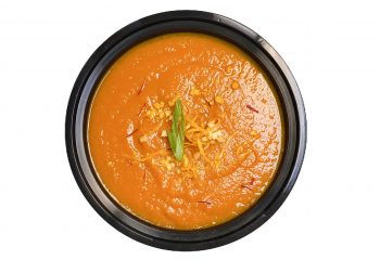 Carrot Ginger Soup w/ Sweet Potato & Butternut Squash
