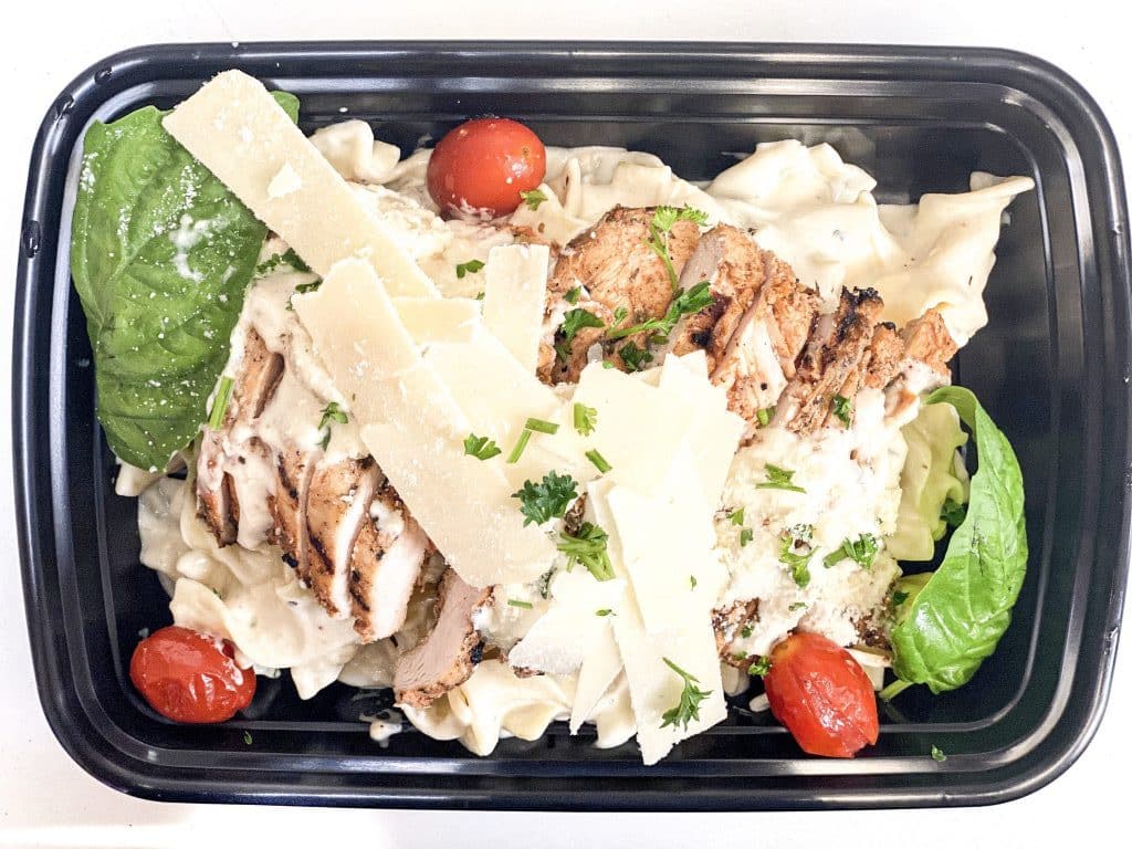 Grilled Chicken Alfredo with Egg Noodles Meal By Chef B