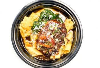 Veal Osso Buco Over Egg Noodles