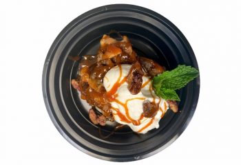 Carmel Apple & Candied Pecan Bread Pudding
