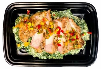 Smoked Pork Loin &  Creamed Spinach