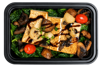 Balsamic Marsala Mushroom Tofu Plate