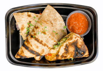 Whole Wheat ROASTED VEGGIE Breakfast Quesadilla