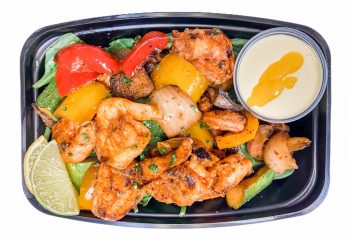 LOW CARB Grilled Shrimp w/ Mango Aioli