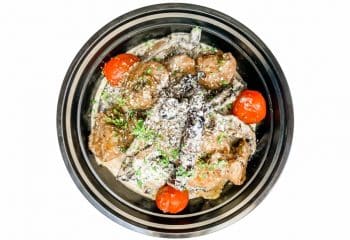 Grilled Shrimp w/ Italian Cheese Stuffed Raviolis