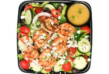 Greek Salad w/ Grilled SHRIMP