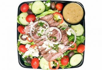 Greek Salad w/ FLANK STEAK