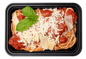 Italian CHEESY Meatballs & Spaghetti