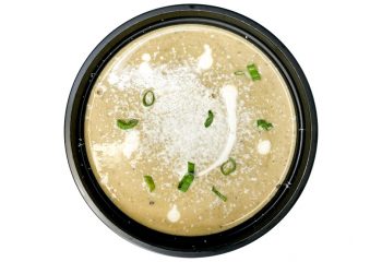 Cream of Asparagus & Goat Cheese Soup