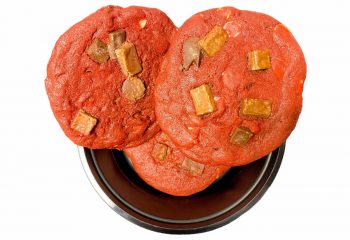 Jumbo Loaded Red Velvet Cookies