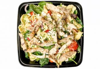 Marinated Tortellini Greek Salad w/ CHICKEN