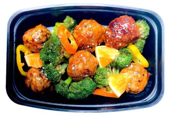 LOW CARB Mandarin Glazed Turkey Meatballs