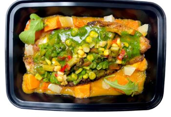 Seared Sea Bass & Corn Salsa