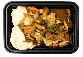 Chicken Madeira & Roasted Garlic Mash