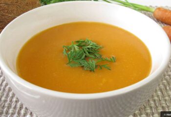 Chilled Carrot Coconut Soup
