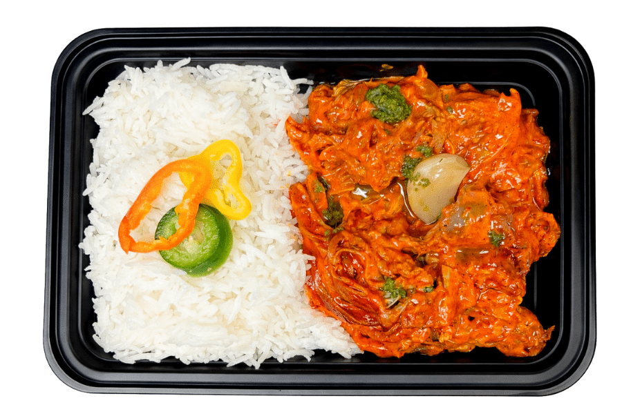 Pulled Harissa Chicken w/ Steamed Basmati Rice