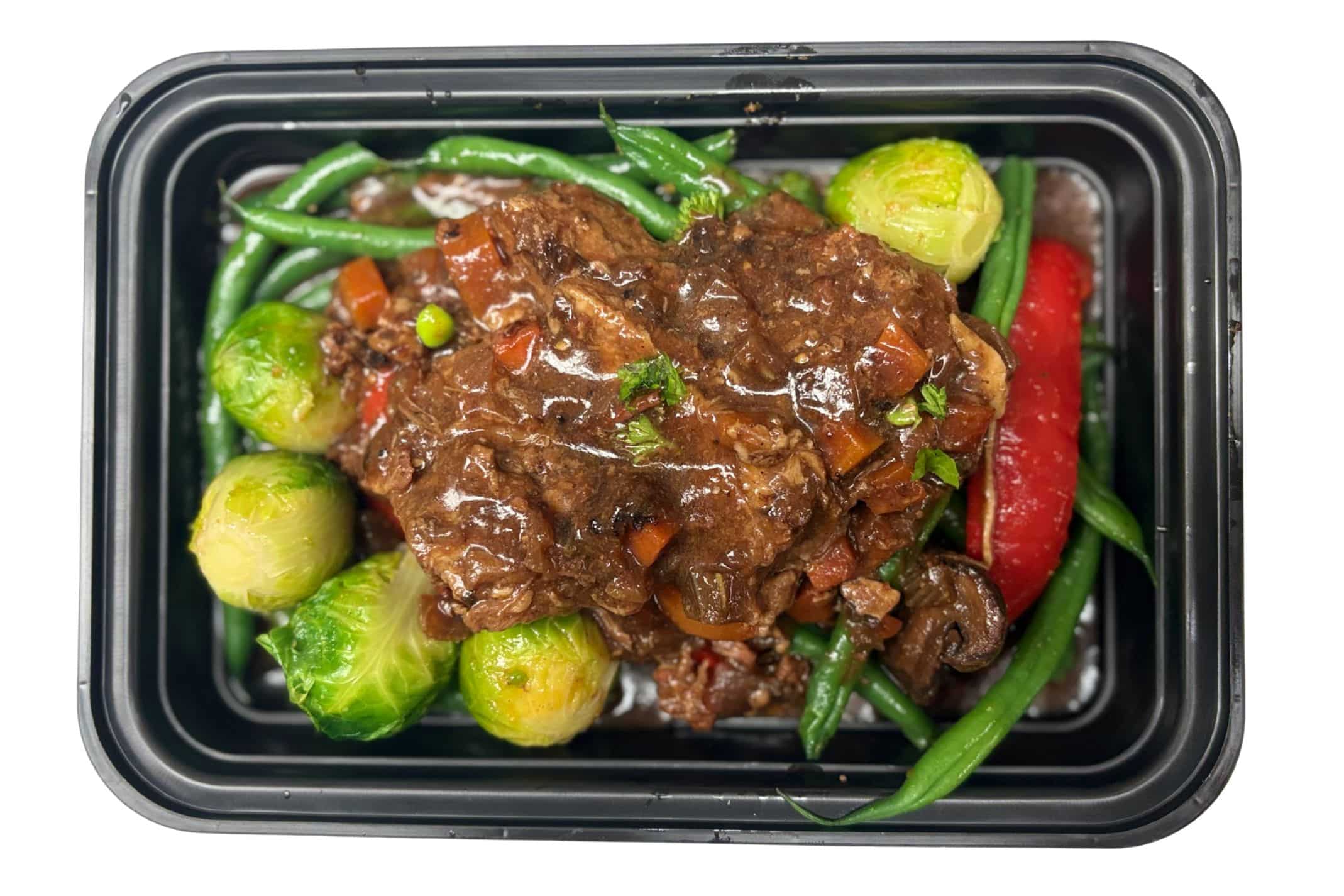 Beef Bourguignon & Veggies