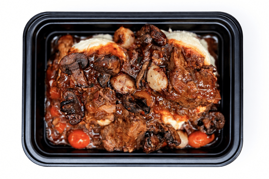 THE Bourguignon w/ Roasted Garlic Mashed Potatoes