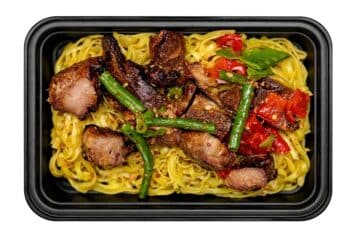 Pork Adobo w/ Turmeric Rice Noodles