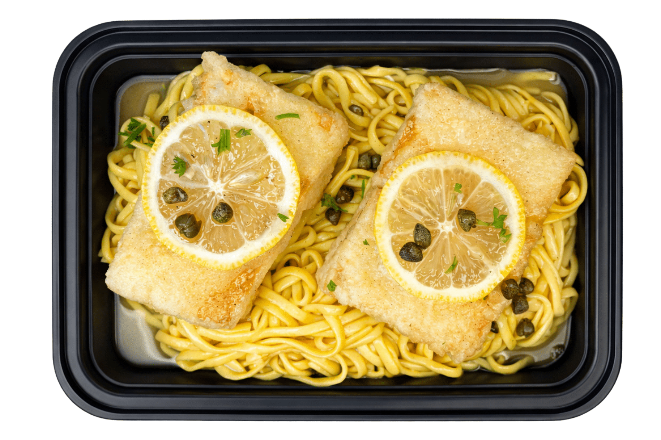 Tofu Piccata w/ Udon