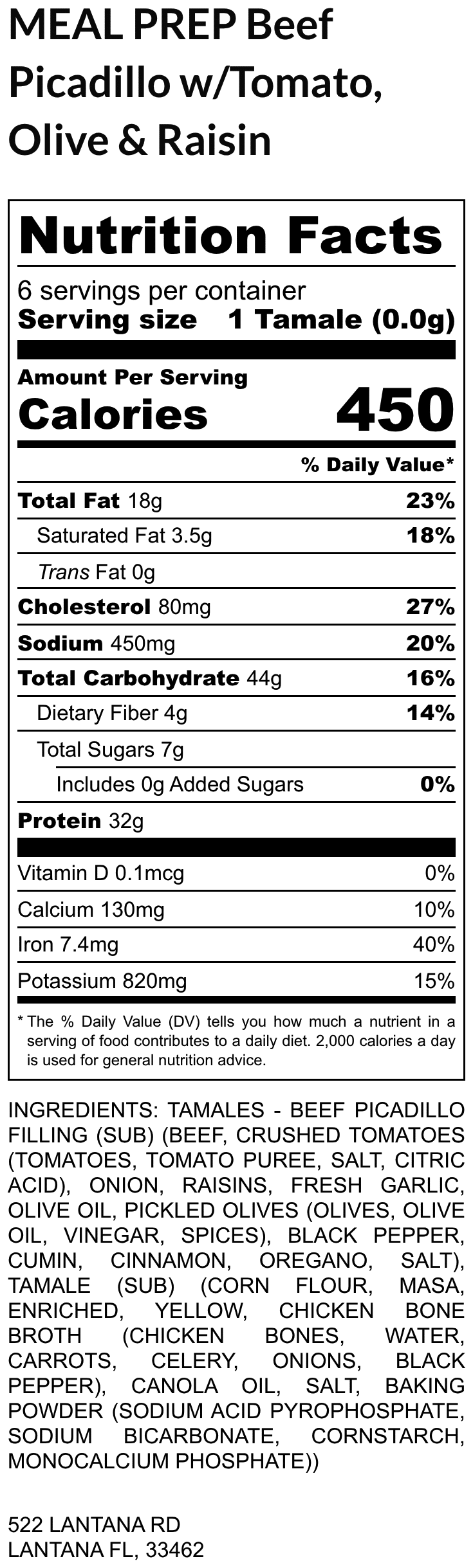 MEAL PREP Beef Picadillo Tamales - Image 2