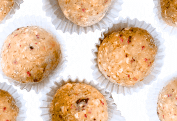 Strawberry Cheesecake Protein Balls