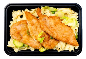 PORK Schnitzel w/ Lemon Butter Noodles