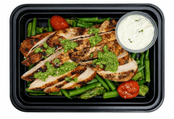 Pesto Chicken Garden Plate