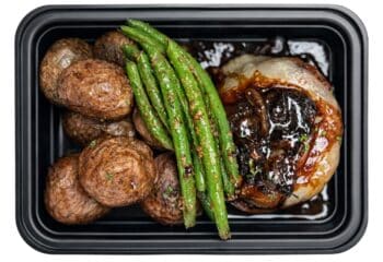 French Onion Filet w/ Baby Potatoes & Garlic Green Beans