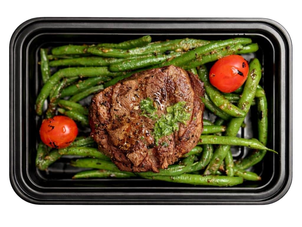 Herbed Filet w/ Miso Butter Snap Beans