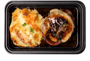 French Onion Filet w/ Camembert Potatoes