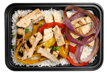 Grilled Tofu & Peppers Over Basmati Rice