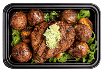 Garlic Herb Filet Mignon & Roasted Baby Potatoes