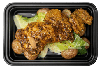 Shawarma Spiced Chicken w/ Roasted Baby Potatoes