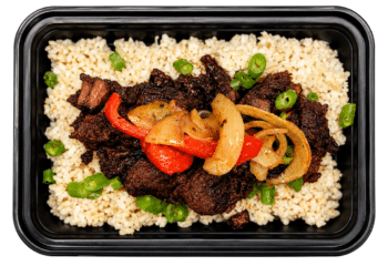 Korean BBQ Short Ribs & Citrus Scallion Rice