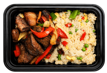 Strip Pepper Steak & Hibachi Rice