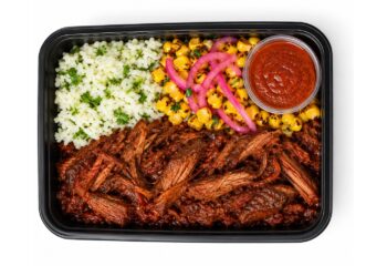 Brisket Barbacoa Bowl with Cilantro-Lime Rice