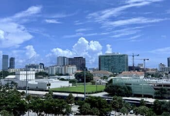 Downtown West Palm Beach skyline, Florida