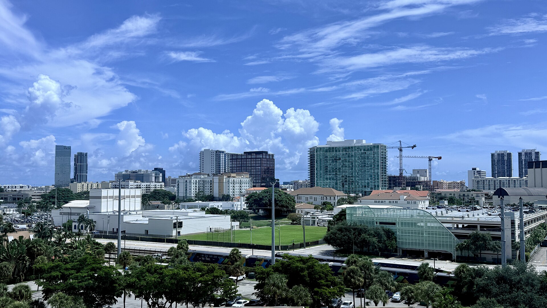 Downtown West Palm Beach skyline, Florida