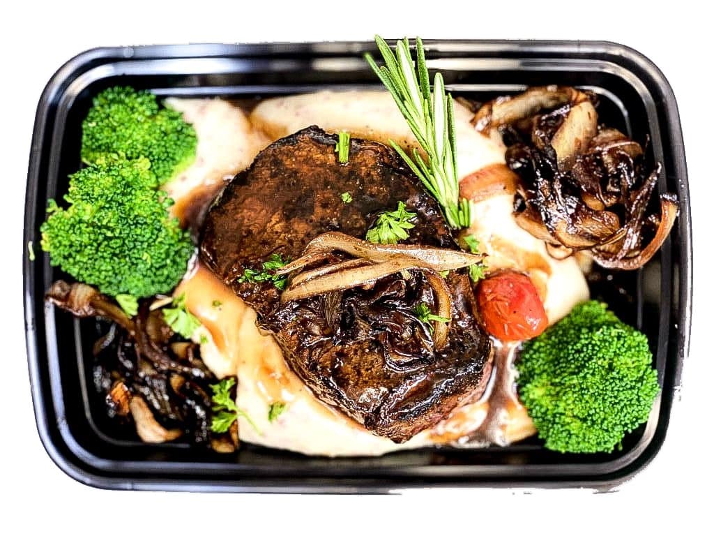 Gourmet Filet Mignon w/ Roasted Garlic Mash