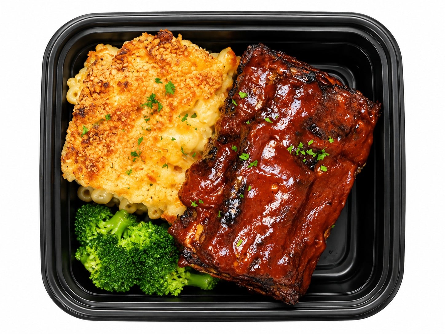 Hickory Baby Backs w/ Mac & Cheese