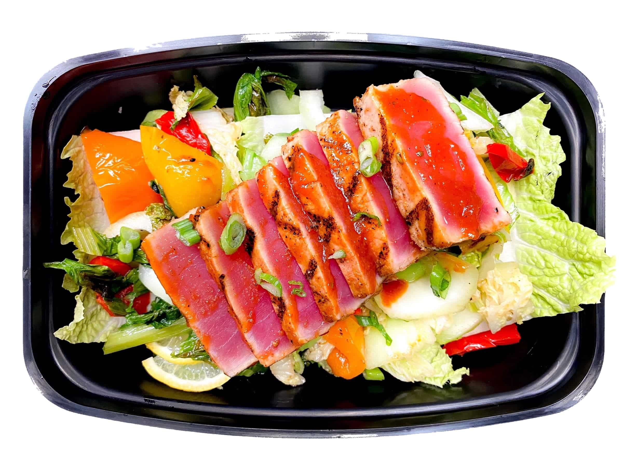 Grilled Saku Yellowfin Tuna