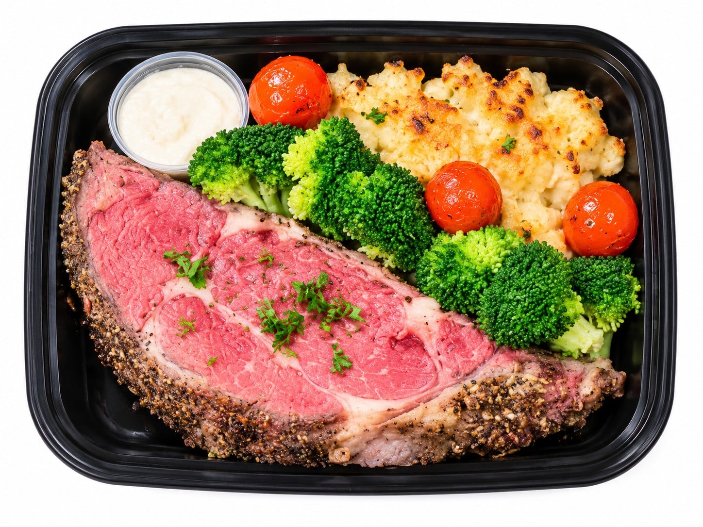 KETO Prime Rib & Roasted Cauliflower Mac