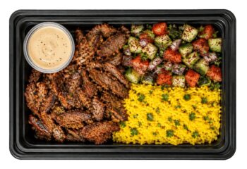 Beef Shawarma & Turmeric Rice