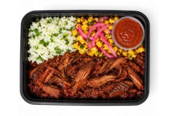 Brisket Barbacoa Bowl with Cilantro-Lime Rice
