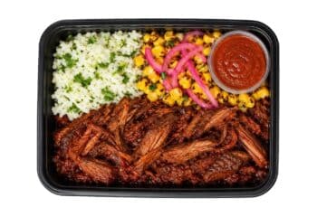 Brisket Barbacoa Bowl with Cilantro-Lime Rice