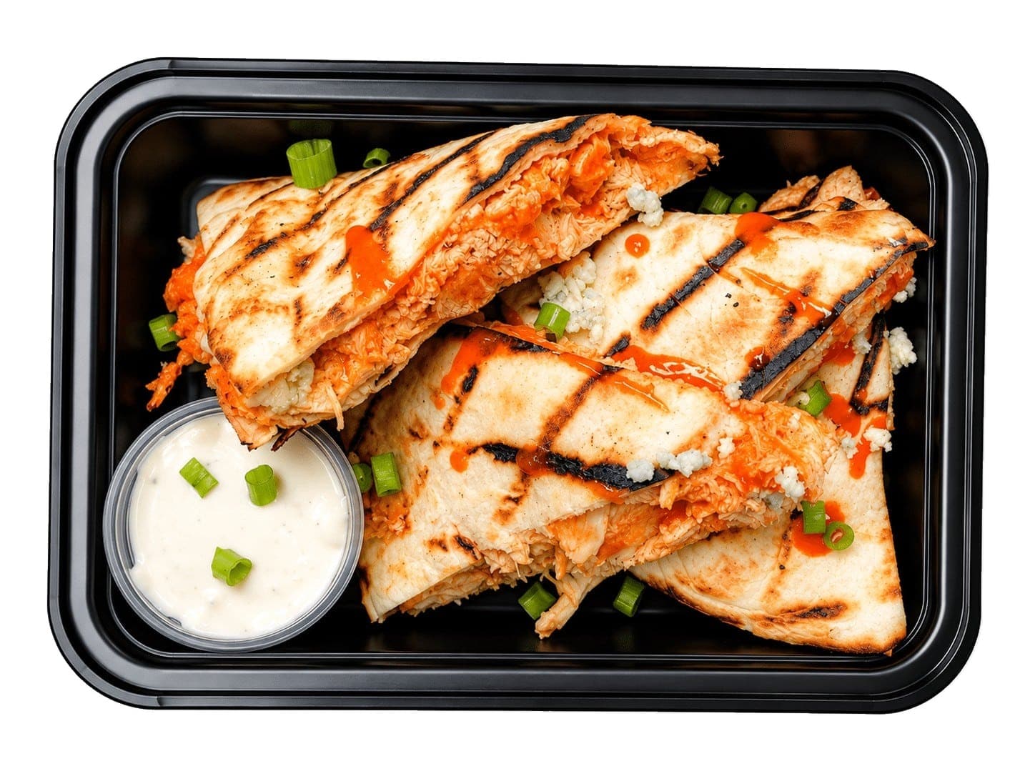 Buffalo Chicken Quesadillas