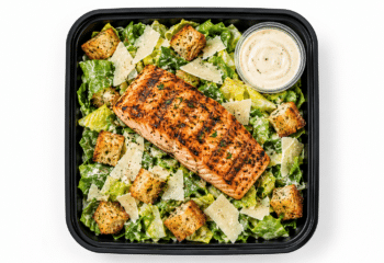 Caesar Salad w/ GRILLED SALMON