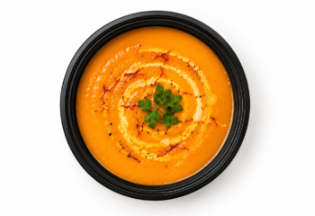 Carrot Ginger Soup w/ Sweet Potato & Butternut Squash