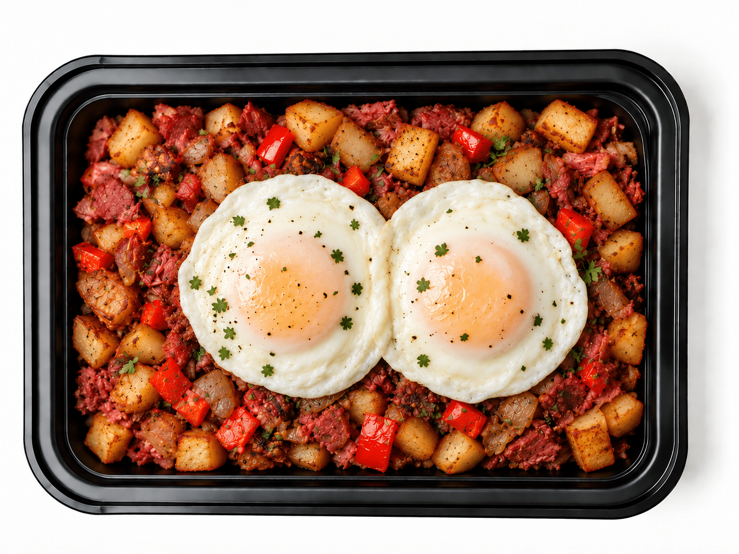 Corned Beef Hash & Eggs
